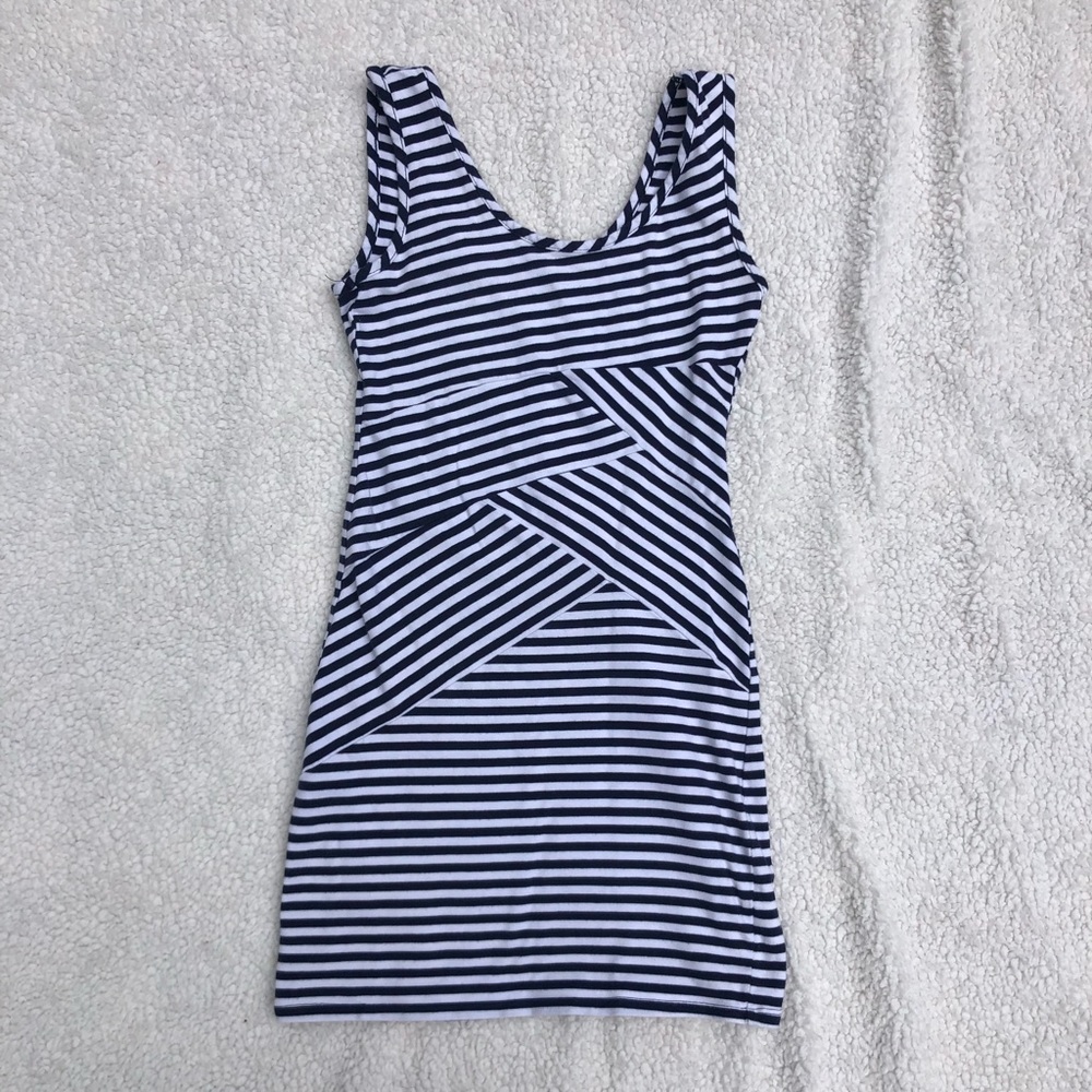 Xhileration Striped Bodycon Dress